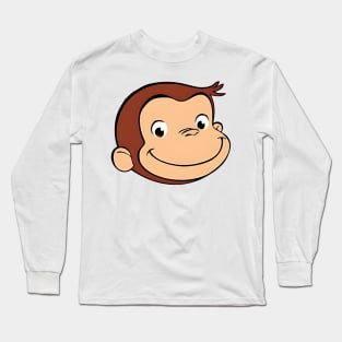 Curious George Face Long Sleeve T-Shirt